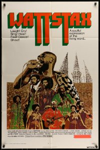 7r961 WATTSTAX 1sh 1973 Isaac Hayes, Richard Pryor, soul music concert!