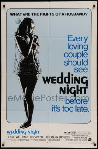 7r965 WEDDING NIGHT 1sh 1970 what are the rights of a husband, sexy newlywed in lingerie!