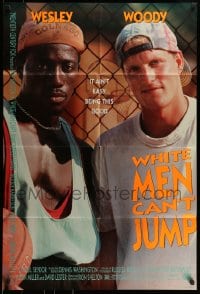 7r974 WHITE MEN CAN'T JUMP DS 1sh 1992 Wesley Snipes, Woody Harrelson, basketball!