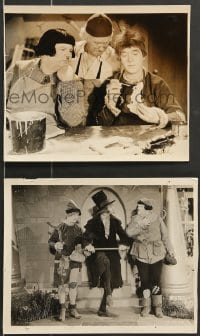 7s898 BABES IN TOYLAND 2 8x10 stills 1934 Laurel & Hardy, March of the Wooden Soldiers!
