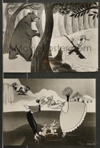 7s960 MELODY TIME 2 trimmed from 6.75x9.5 to 7x9.75 stills 1948 Walt Disney, cartoon images!