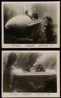 7s961 MERMAIDS OF TIBURON 2 8x10 stills 1962 cool images of scuba divers and min-submarine!