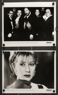 7s586 COOK, THE THIEF, HIS WIFE & HER LOVER 7 8x10 stills 1990 Peter Greenway, sexy Helen Mirren!