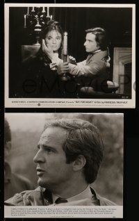 7s521 DAY FOR NIGHT 8 8x10 stills 1973 Francois Truffaut's La Nuit Americaine, Jacqueline Bisset!