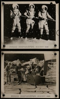 7s841 DESTINATION MOON 3 8x10 stills 1950 Robert A. Heinlein, cool space sci-fi images!