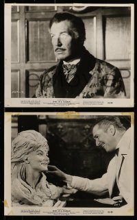7s525 DIARY OF A MADMAN 8 8x10 stills 1963 great images of Vincent Price & sexy Nancy Kovack!