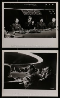7s784 DR. STRANGELOVE 4 8x10 stills 1964 George C. Scott, Peter Sellers, Sterling Hayden, Kubrick