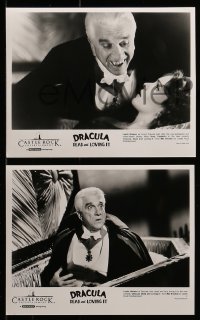 7s477 DRACULA DEAD & LOVING IT 9 8x10 stills 1995 Mel Brooks, Leslie Nielsen as a wacky vampire!