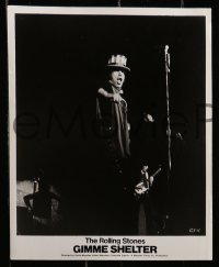 7s529 GIMME SHELTER 8 8x10 stills 1971 Rolling Stones Altamont concert w/Hell's Angels security!