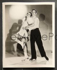 7s859 ICE FOLLIES OF 1939 3 deluxe 8x10 stills 1939 all with images of skaters Erhardt and Shipstad