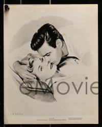7s353 JULIE 14 8x10 stills 1956 Doris Day & her husband Louis Jourdan!
