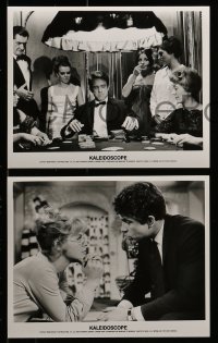 7s447 KALEIDOSCOPE 10 8x10 stills 1966 Warren Beatty, Susannah York, international gambling!