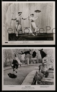 7s608 MARY POPPINS 7 8x10 stills 1964 Julie Andrews & Dick Van Dyke in Disney's musical classic!