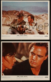 7s209 ONE EYED JACKS 3 color 8x10 stills 1961 great images of star & director Marlon Brando!