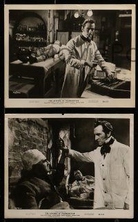 7s685 REVENGE OF FRANKENSTEIN 6 8x10 stills 1958 Hammer, Peter Cushing in the greatest horrorama!