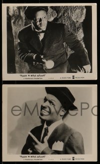 7s816 ROCK 'N' ROLL REVUE 4 8x10 stills 1955 great images of black musicians + Mantan Moreland!
