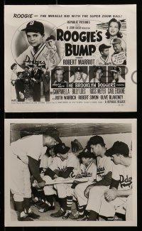 7s260 ROOGIE'S BUMP 23 8x10 stills 1954 real life Brooklyn Dodgers baseball including Campanella!