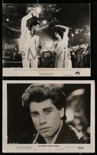 7s562 SATURDAY NIGHT FEVER 8 from 8x10 to 8x10.5 stills 1977 images of disco dancer John Travolta!