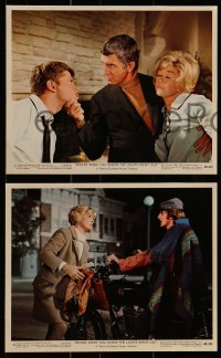 7s196 WHERE WERE YOU WHEN THE LIGHTS WENT OUT 4 color 8x10 stills 1968 Doris Day, Morse!