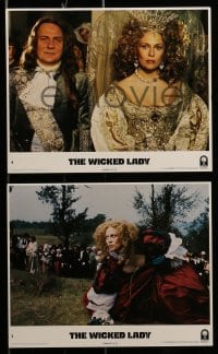 7s125 WICKED LADY 8 8x10 mini LCs 1983 directed by Michael Winner, Faye Dunaway, Alan Bates!