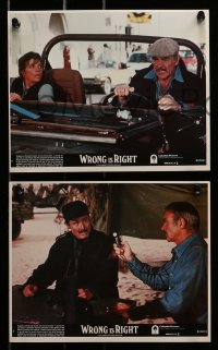 7s126 WRONG IS RIGHT 8 8x10 mini LCs 1982 TV reporter Sean Connery, Robert Conrad, Katharine Ross!