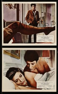 7s203 GRADUATE 3 color English FOH LCs 1968 classic leg image, Hoffman with Anne Bancroft, Ross!