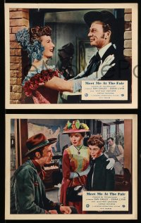 7s161 MEET ME AT THE FAIR 5 color English FOH LCs 1953 Dan Dailey, Diana Lynn, Scatman Crothers!
