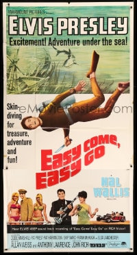 7t703 EASY COME, EASY GO 3sh 1967 scuba diver Elvis Presley looking for adventure & fun!