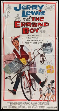 7t708 ERRAND BOY 3sh 1962 screwball Jerry Lewis breaks up Hollywood inside-out & funny-side up!