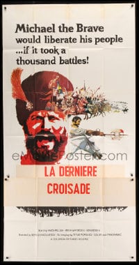 7t787 LAST CRUSADE 3sh 1972 montage art of Romanian hero Michael the Brave by Ron Lesser!