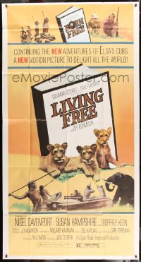 7t804 LIVING FREE 3sh 1972 written by Joy Adamson, Elsa the Lioness was Born Free!