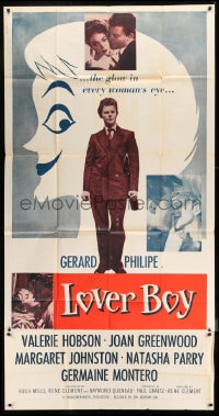7t813 LOVER BOY 3sh 1955 Monsieur Ripois, Gerard Philipe is the glow in every woman's eye!