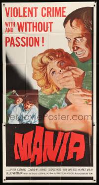 7t829 MANIA 3sh 1961 Peter Cushing commits a violent crime with and without passion!