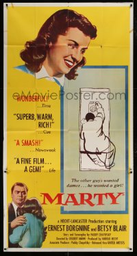 7t832 MARTY 3sh 1955 directed by Delbert Mann, Ernest Borgnine, written by Paddy Chayefsky!