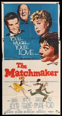 7t835 MATCHMAKER 3sh 1958 Shirley Booth, Shirley MacLaine, Anthony Perkins, Paul Ford