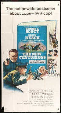 7t851 NEW CENTURIONS 3sh 1972 cool different image of cops George Scott & Stacy Keach!