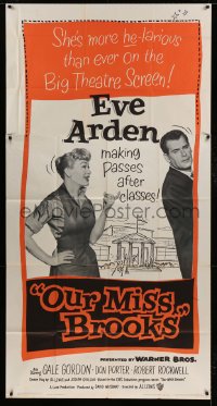 7t858 OUR MISS BROOKS 3sh 1956 hilarious school teacher Eve Arden is making passes after classes!