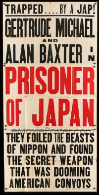 7t872 PRISONER OF JAPAN 3sh 1942 trapped by a Jap, they foiled the beasts of Nippon!