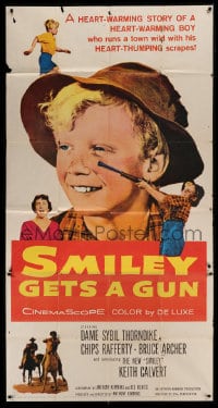 7t922 SMILEY GETS A GUN 3sh 1959 heart-warming Aussie boy is the new Smiley, with Chips Rafferty!