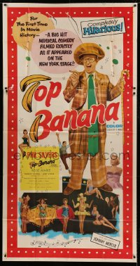 7t965 TOP BANANA 3sh 1954 full-length wacky Phil Silvers & super sexy girls in skimpy outfits!