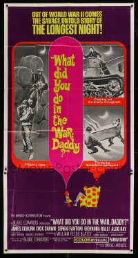 7t985 WHAT DID YOU DO IN THE WAR DADDY 3sh 1966 James Coburn, Blake Edwards, different image!