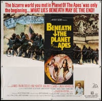 7t017 BENEATH THE PLANET OF THE APES 6sh 1970 sequel, what lies beneath may be the end!