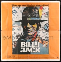 7t020 BILLY JACK int'l 6sh 1971 best completely different art of Tom Laughlin by Ermanno Iaia!