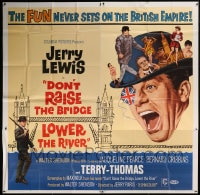 7t035 DON'T RAISE THE BRIDGE, LOWER THE RIVER 6sh 1968 wacky art of Jerry Lewis in London!