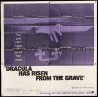 7t037 DRACULA HAS RISEN FROM THE GRAVE 6sh 1969 Hammer, completey different vampire coffin image!