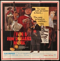 7t045 FOR A FEW DOLLARS MORE 6sh 1967 Leone's Per qualche dollaro in piu, Clint Eastwood, rare!
