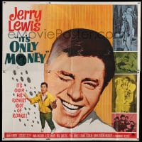 7t065 IT'S ONLY MONEY 6sh 1962 wacky private eye Jerry Lewis, it's only his richest riot of roars!