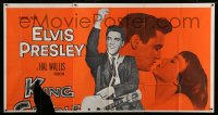 7t070 KING CREOLE INCOMPLETE 6sh 1958 Elvis Presley with guitar & pretty Carolyn Jones!