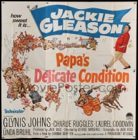 7t080 PAPA'S DELICATE CONDITION 6sh 1963 Jackie Gleason, how sweet it is, art by Frank Frazetta!