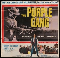 7t083 PURPLE GANG 6sh 1959 Robert Blake, Barry Sullivan, they matched Al Capone crime for crime!